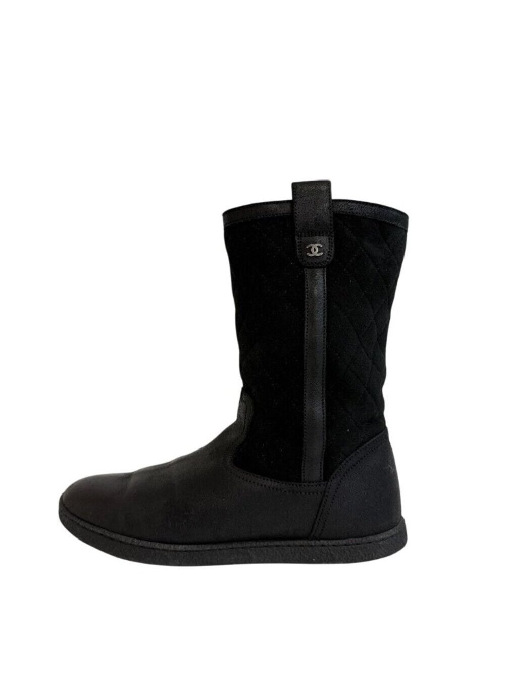 Chanel Quilted Boots Black - Picture 1 of 8